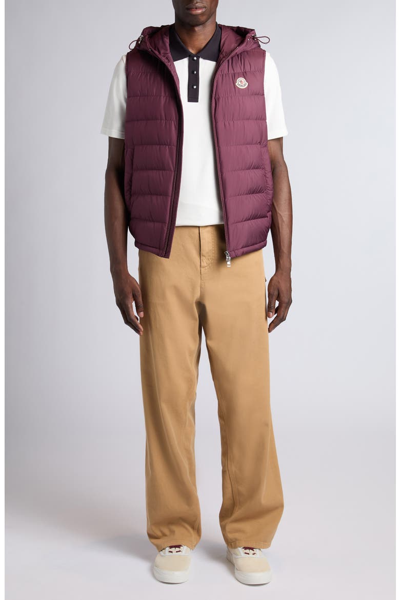 Marseillan Hooded Down Puffer Vest, Alternate, color, CATAWBA GRAPE