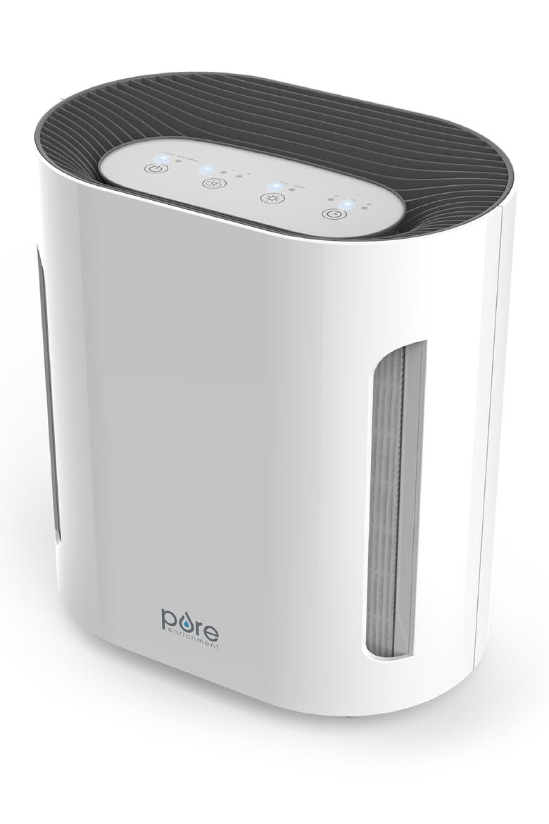 PureZone 3-in-1 True HEPA Air Purifier, Main, color, WHITE