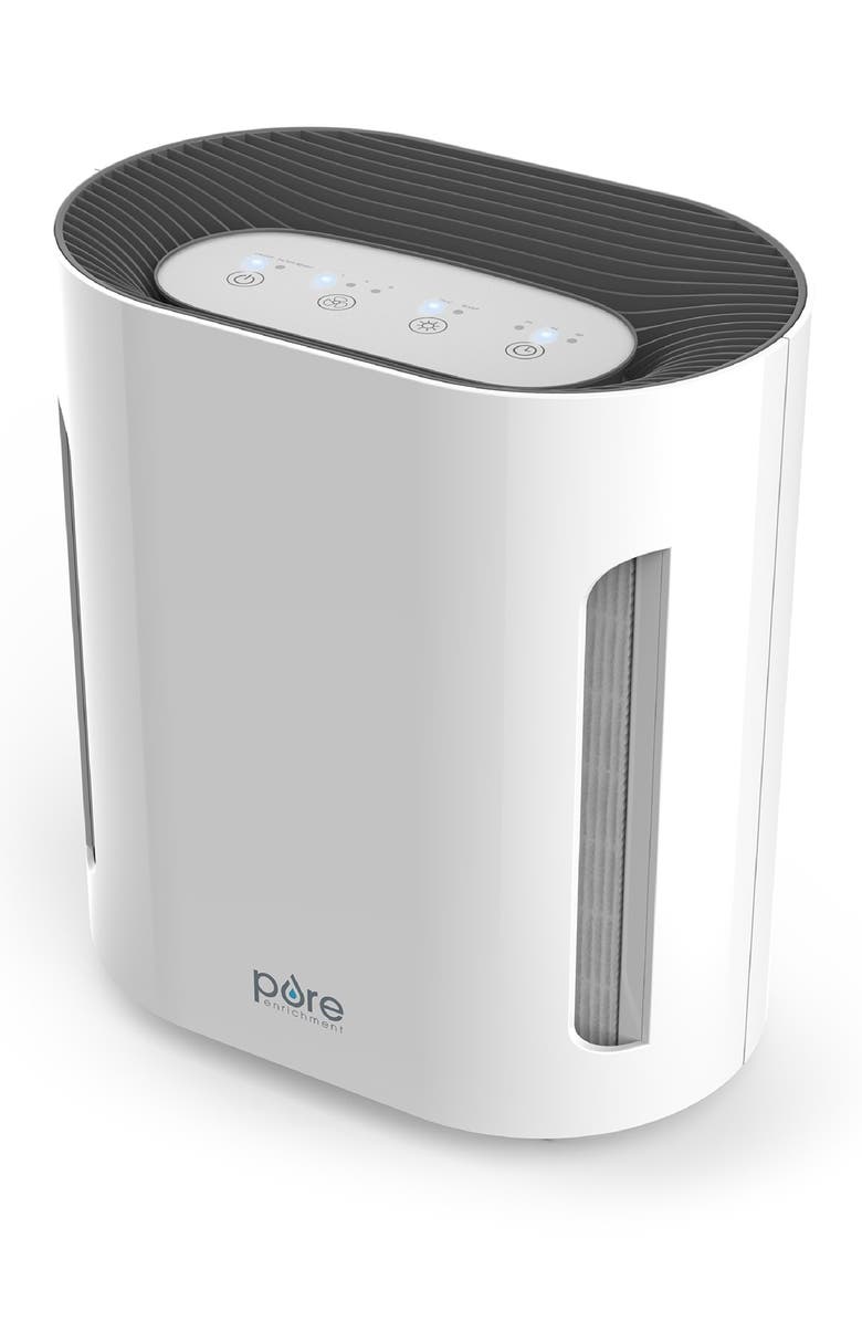 PURE ENRICHMENT PureZone 3-in-1 True HEPA Air Purifier, Main, color, White
