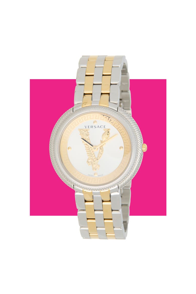 Thea Bracelet Watch, 38mm, Main, color, TWO TONE