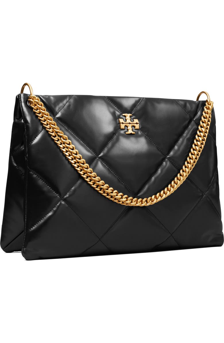 Tory Burch Kira Diamond Quilted Leather Hobo Bag, Alternate, color,