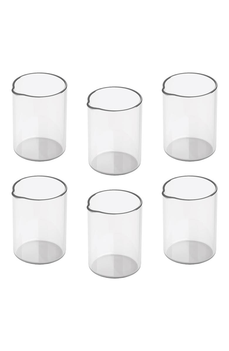 Kaplan Early Learning Company Kids' Science Beaker - Set of 6, Main, color, Clear