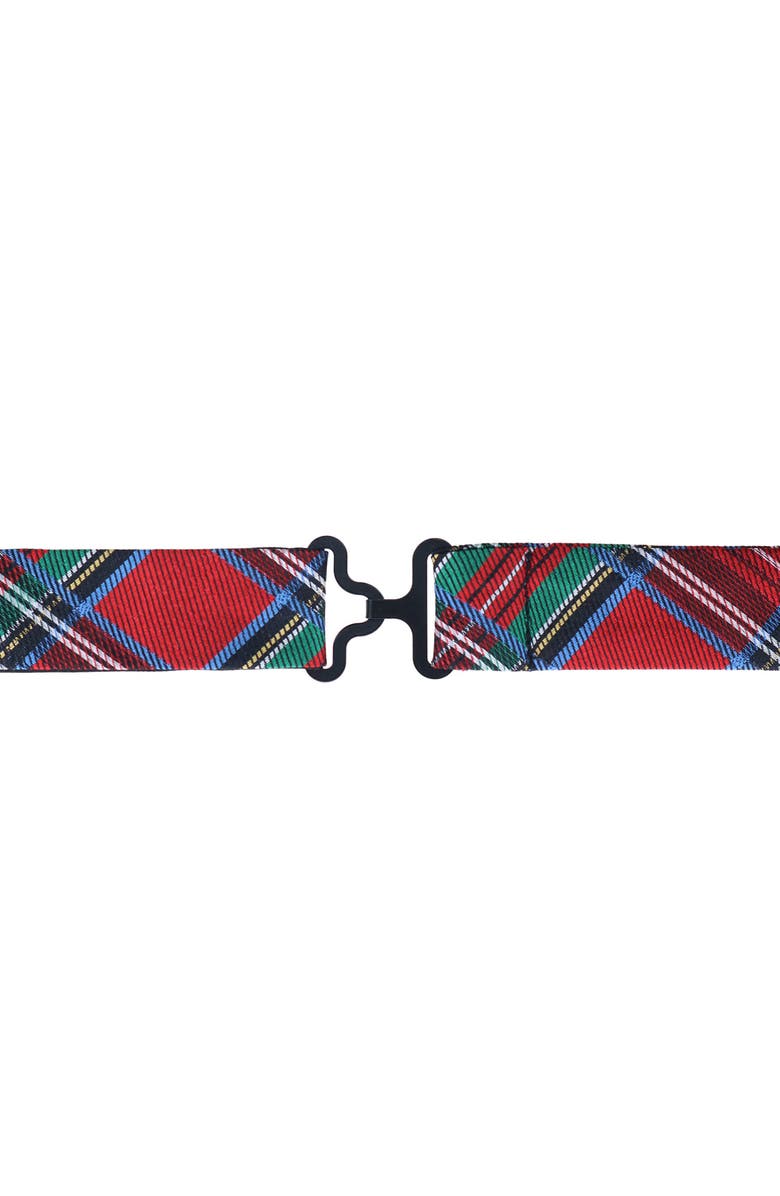 Trafalgar Nicholas Tartan Plaid Silk Bow Tie, Alternate, color, Tartan Plaid