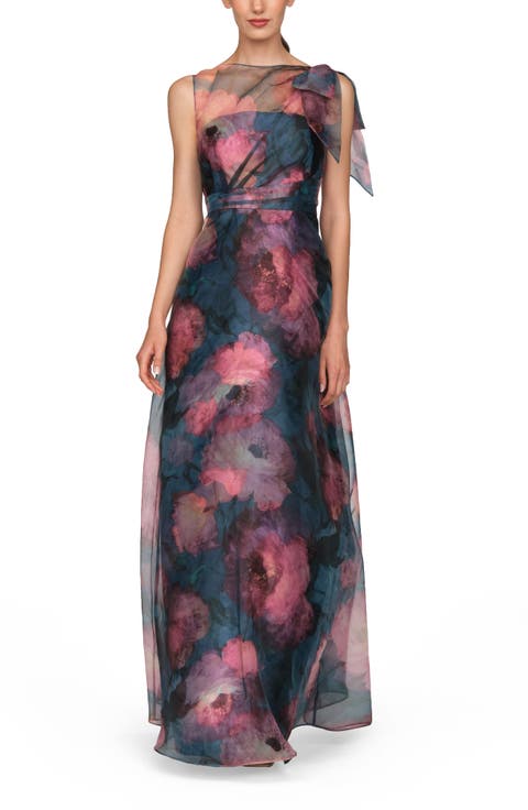 Jocelyn Tie Neck Gown