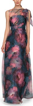 Kay Unger Jocelyn Tie Neck Gown