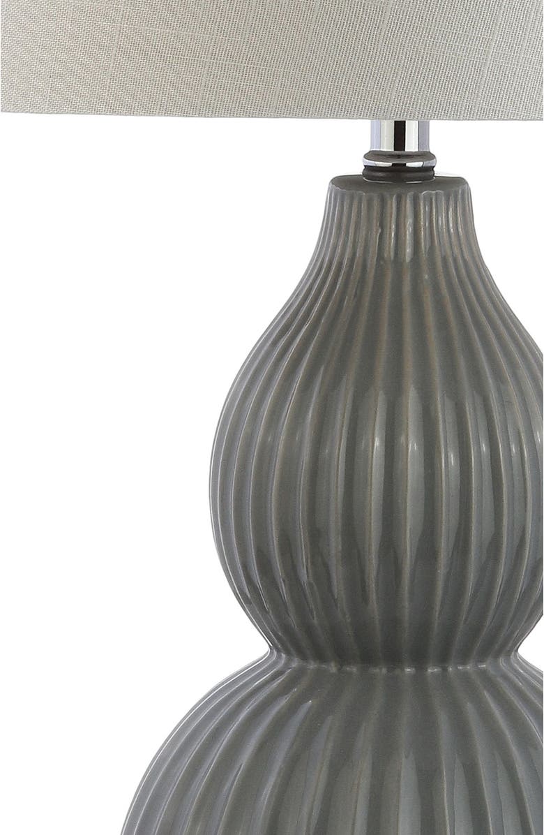 JONATHAN Y Thatcher 28.25" Contemporary Transitional Ceramic LED Table Lamp, Alternate, color, Gray