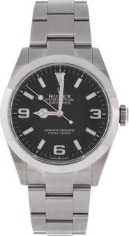 Pre-Owned Rolex Oyster Perpetual Explorer Automatic Watch Stainless Steel 40