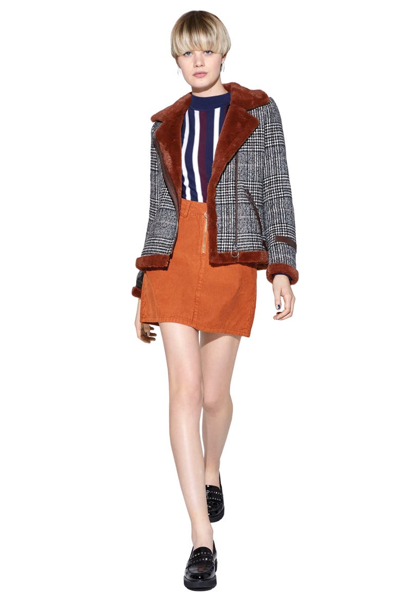 Detachable Sleeve Sweater, Main, color, WHITE