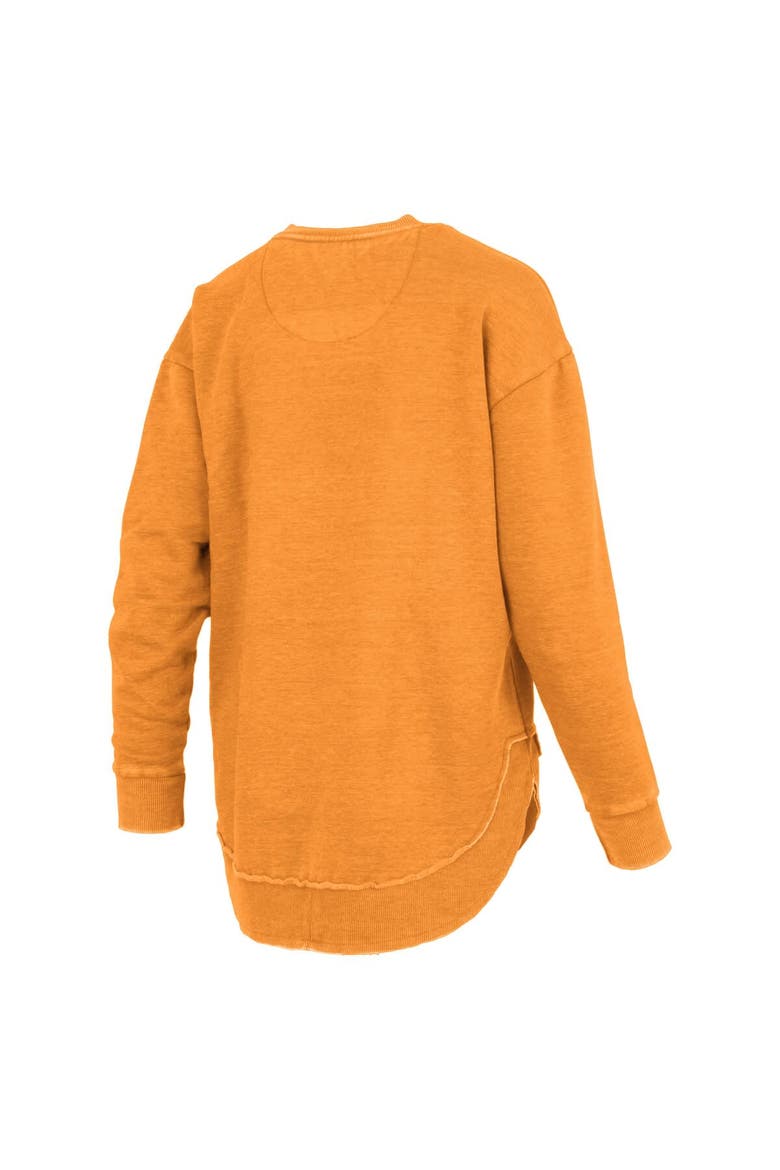 Women's Pressbox Tennessee Orange Tennessee Volunteers Westin Poncho V-Neck Pullover Sweatshirt, Alternate, color, Tennessee Orange