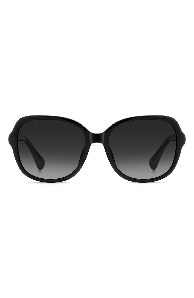 Kate Spade New York eliza 57mm gradient round sunglasses, Main, color,