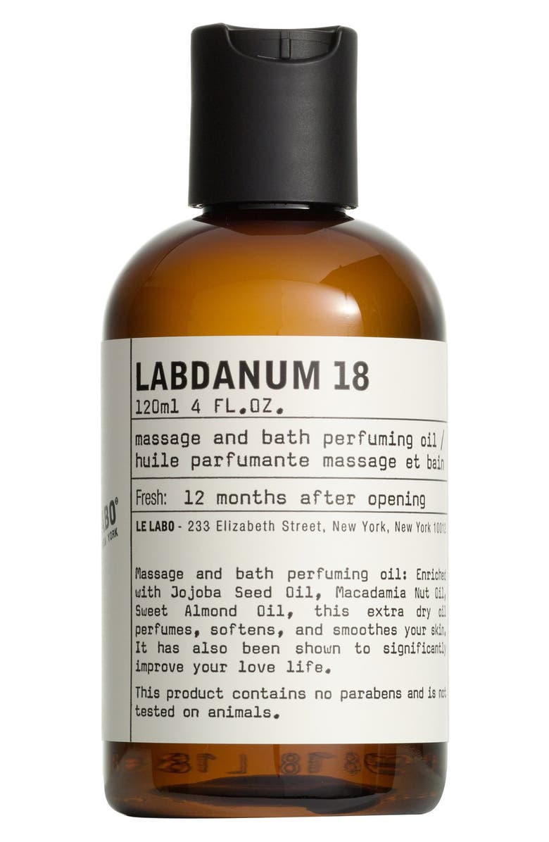 Le Labo Labdanum 18 Body Oil, Main, color, 