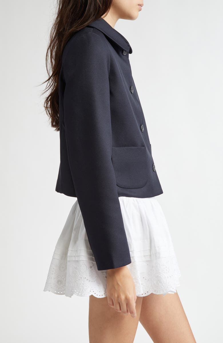 Sandy Liang Ditto Crop Jacket, Alternate, color, 