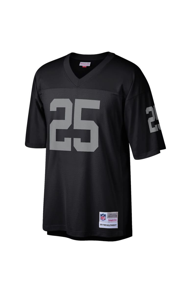 Mitchell & Ness Men's Mitchell & Ness Fred Biletnikoff Black Las Vegas Raiders Legacy Replica Jersey, Alternate, color, Black