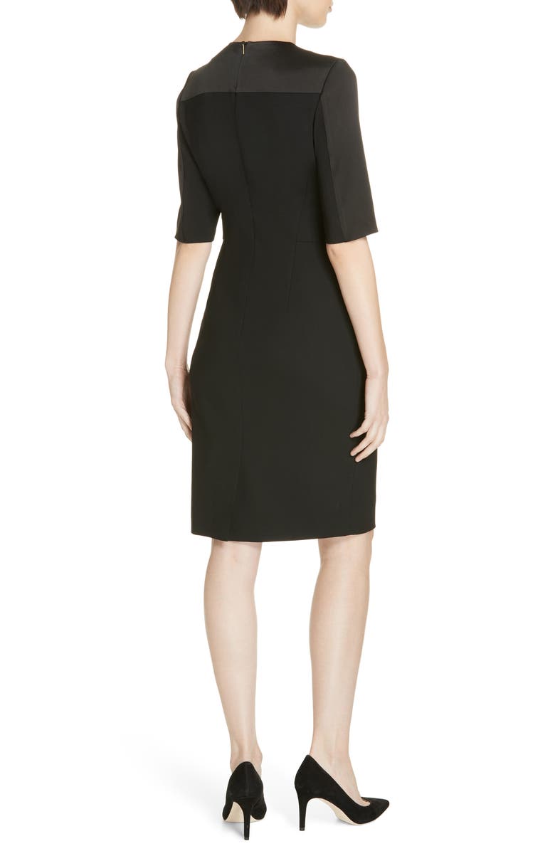 BOSS Danufa Stretch Wool Sheath Dress, Alternate, color, 