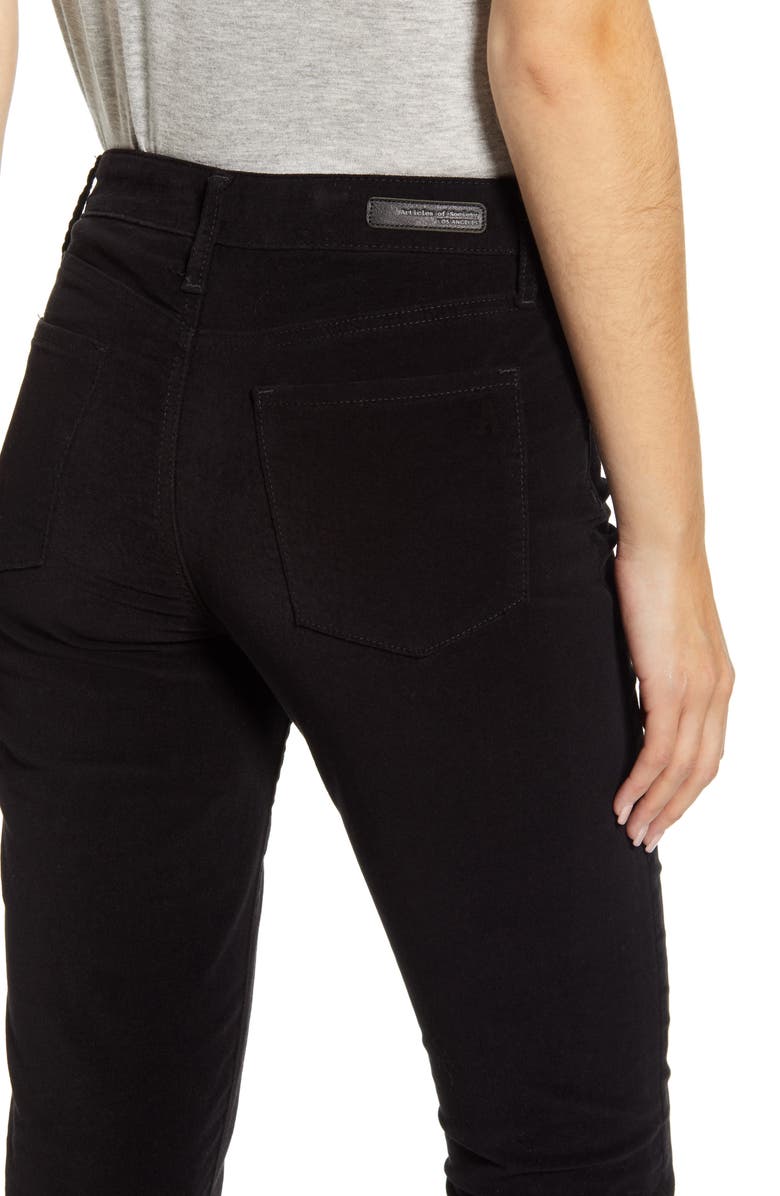 Articles of Society Hilary High Waist Ankle Velveteen Skinny Jeans, Alternate, color, 