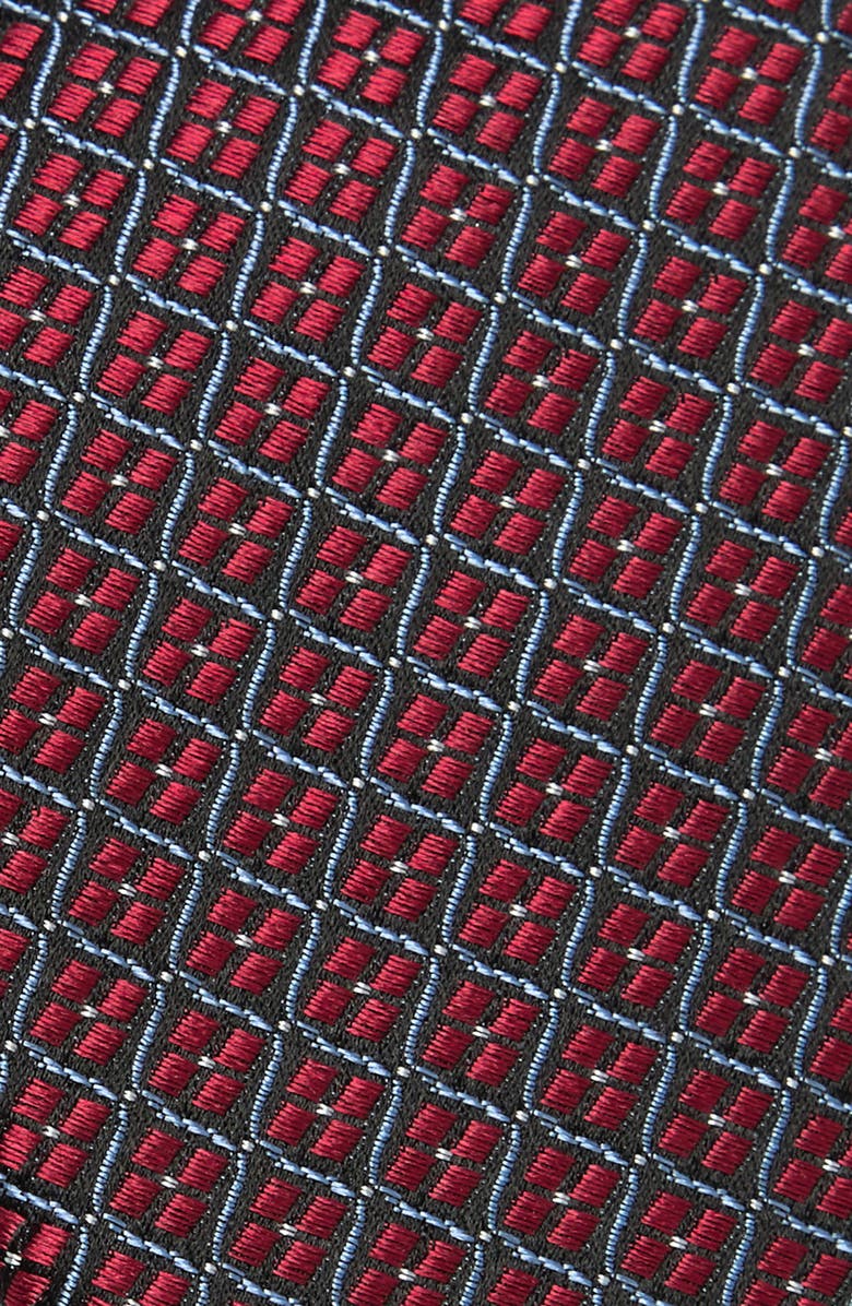 Nordstrom Edwin Neat Silk Tie, Alternate, color, Red