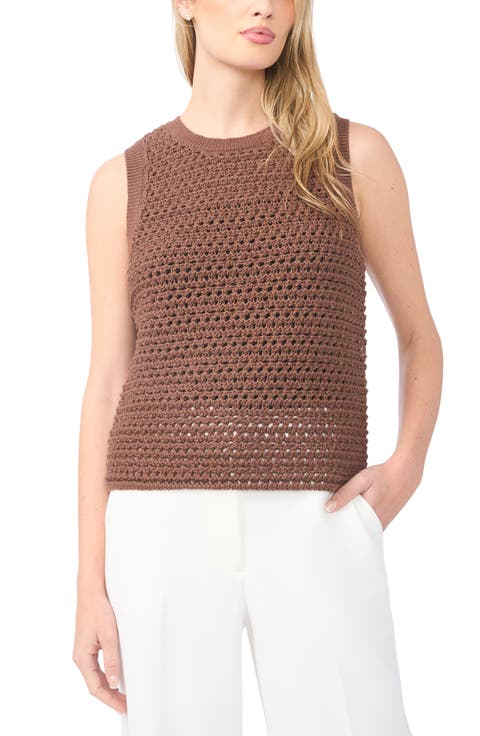 Open Stitch Sweater Tank