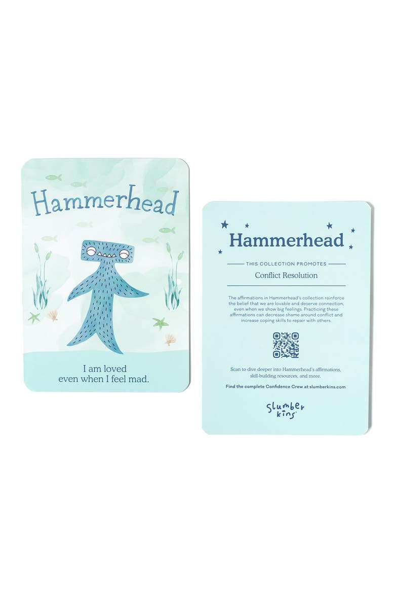 Hammerhead Shark Stuffed Animal & 'Hammerhead' Board Book, Alternate, color, PACIFIC