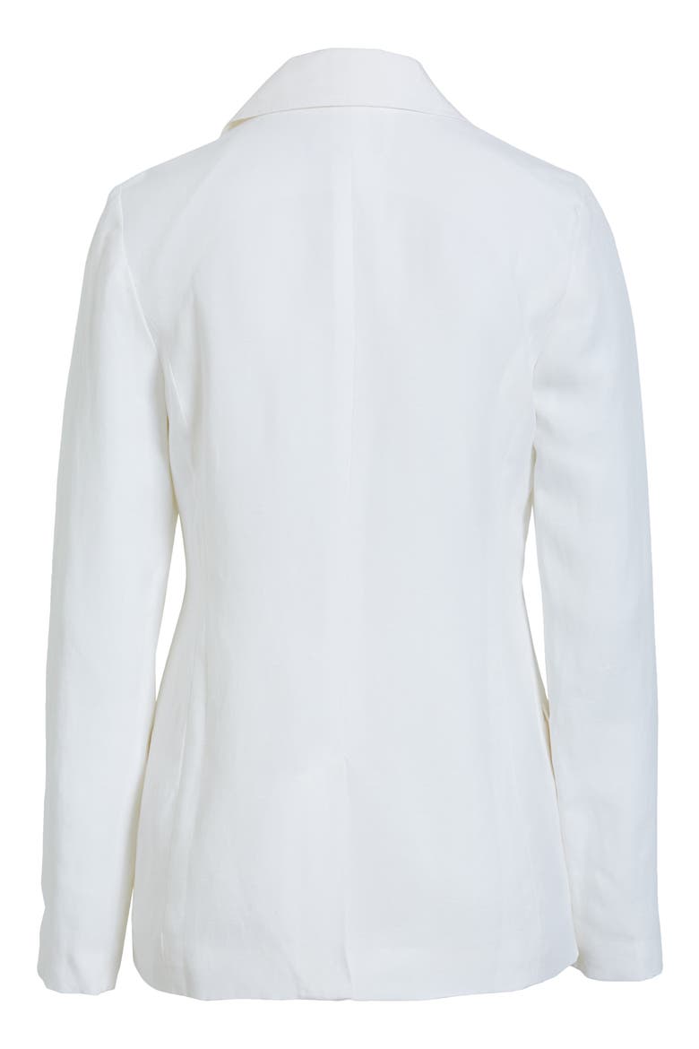 Dart Detail Double Breasted Jacket, Alternate, color, WHITE