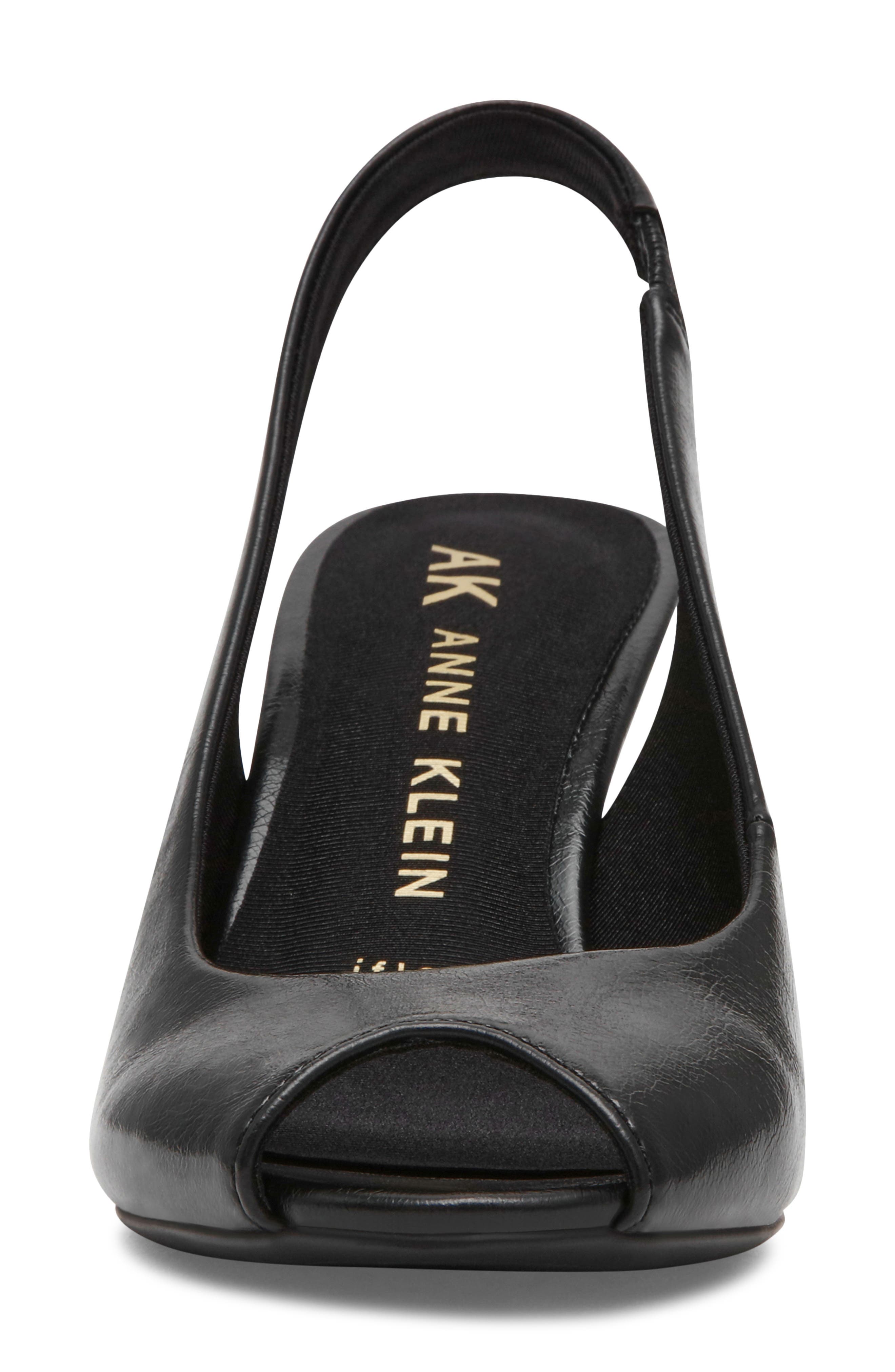 Jacobee Slingback Sandal, Alternate, color, BLACK CRINKLE