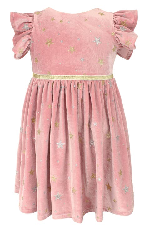 Kids' Panne Star Dress (Toddler, Little Girl & Big Girl)