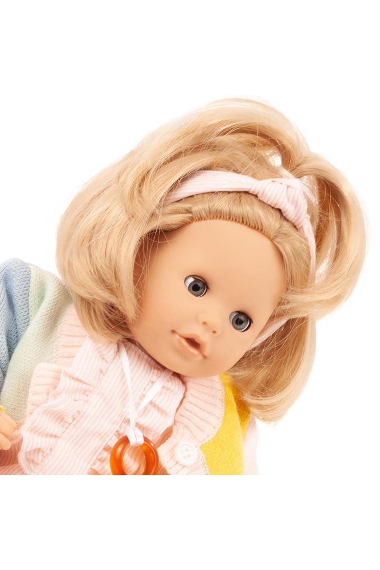 Cosy Aquini Pastel 13 Inch Bath Baby Doll, Summer Flower Sweater Outfit Toy, Alternate, color, Multicolored
