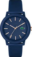 Lacoste 12.12 Silicone Strap Watch, 42mm