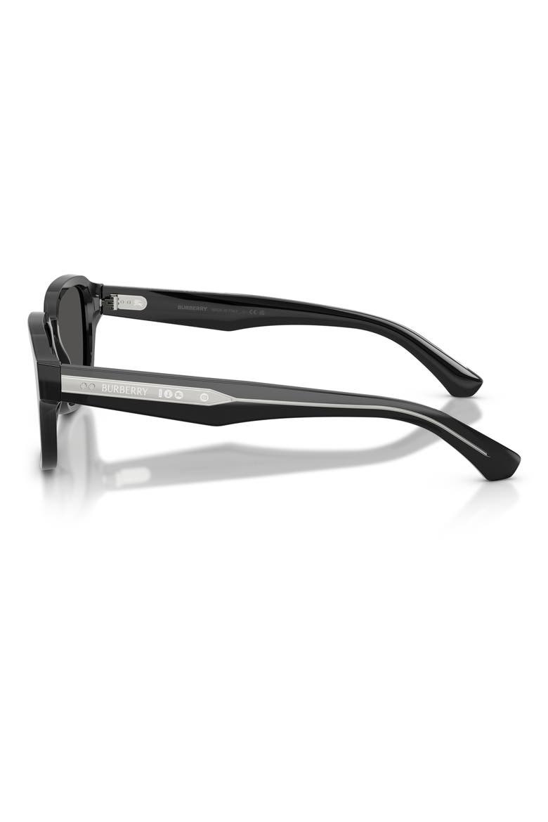 53mm Square Sunglasses, Alternate, color, GREY / DARK GREY