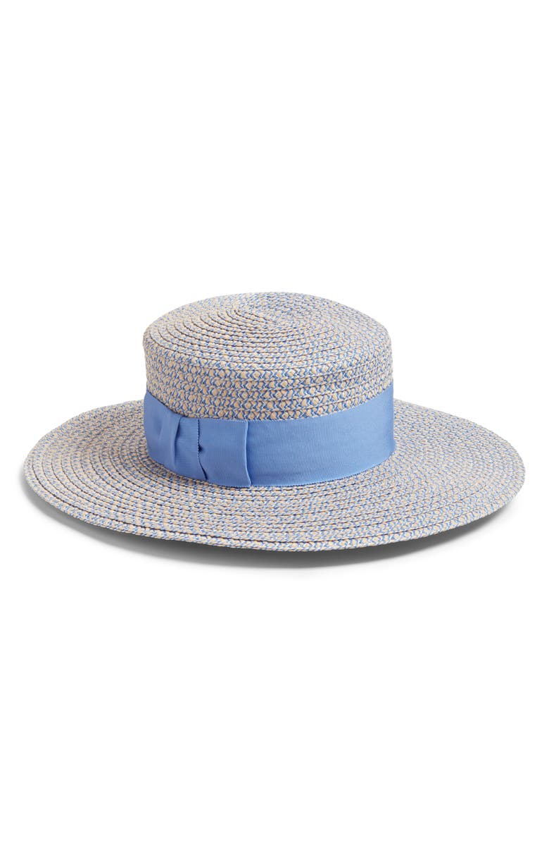 Eric Javits 'Gondolier' Boater Hat, Main, color,