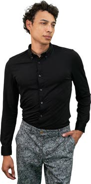 Lords of Harlech Sawyer Knit Button-Up Shirt