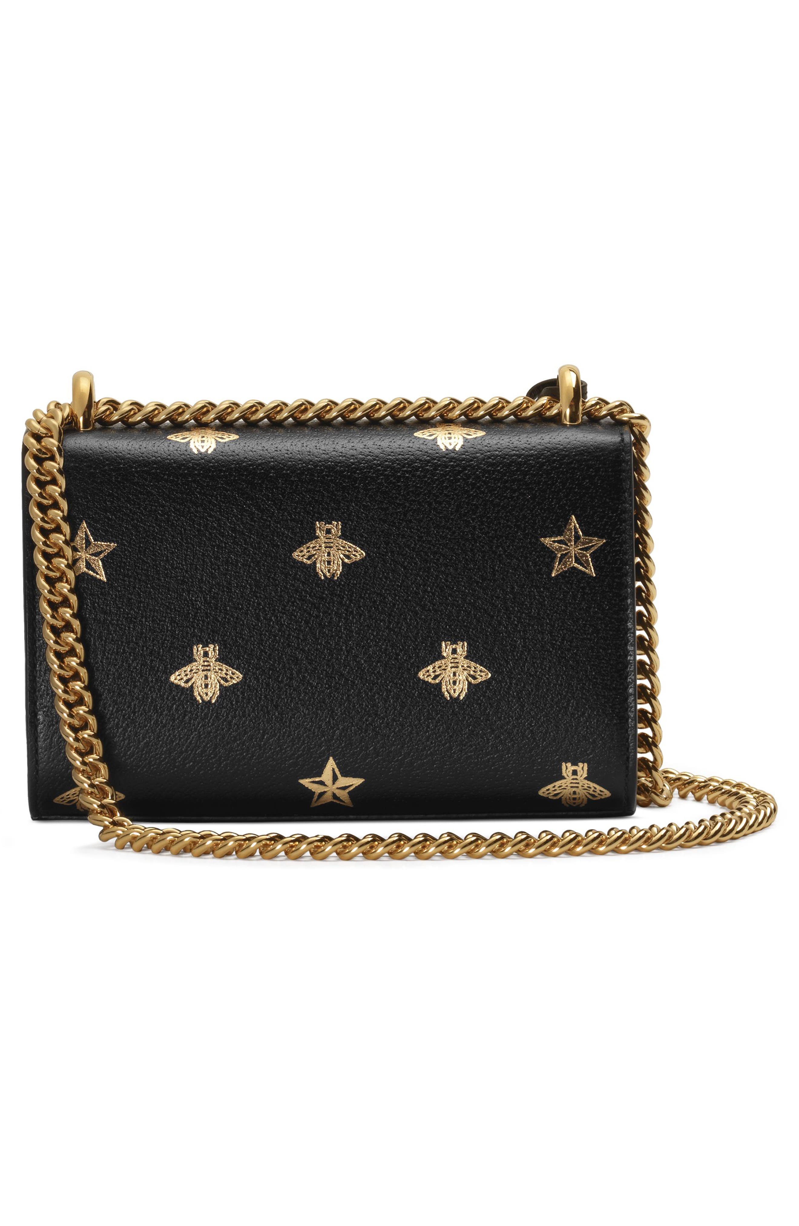 Gucci Mini Padlock Leather Shoulder Bag, Alternate, color, 
