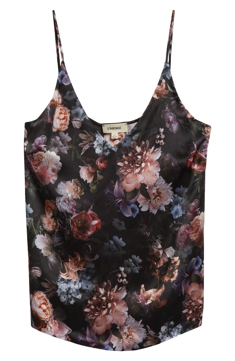Gabriella Print Silk Camisole