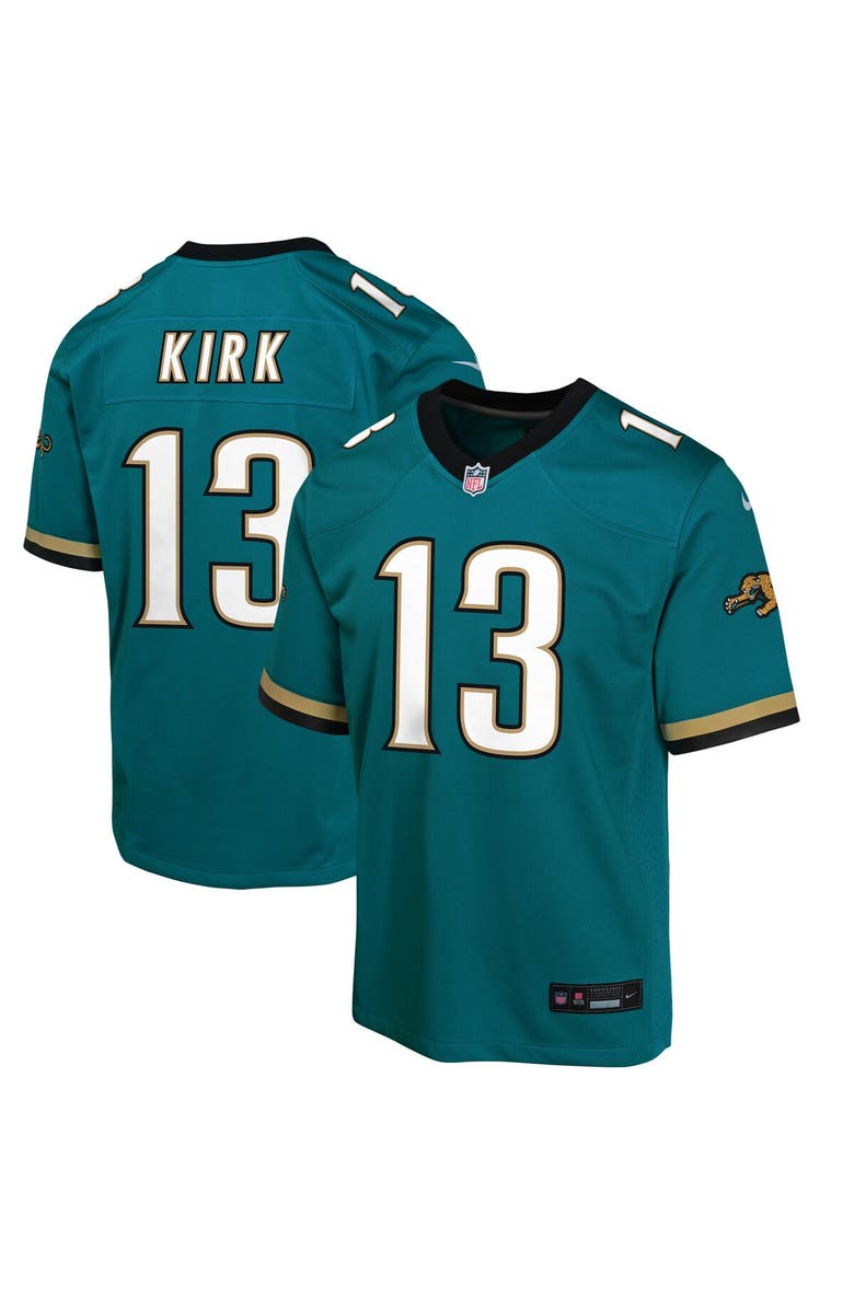 Nike Youth Nike Christian Kirk Teal Jacksonville Jaguars Prowler Throwback Player Game Jersey, Main, color, 