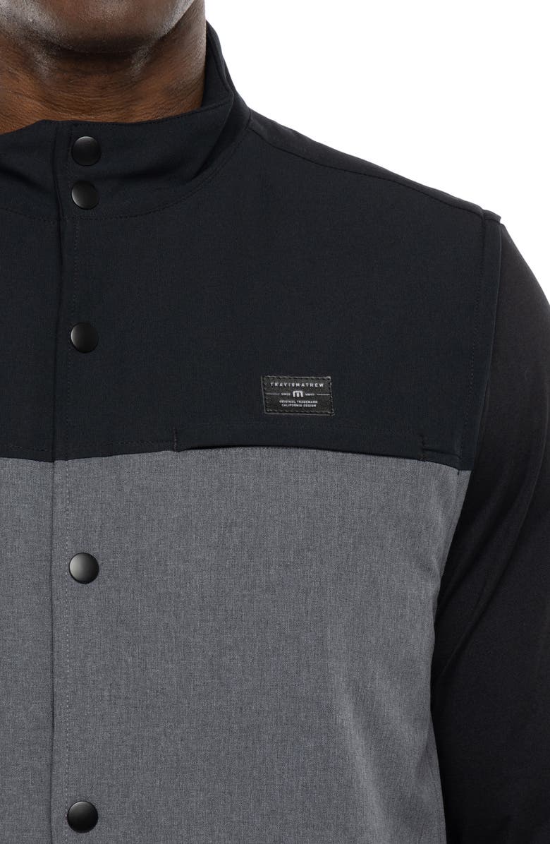 TravisMathew Navigational Report Vest, Alternate, color, Black