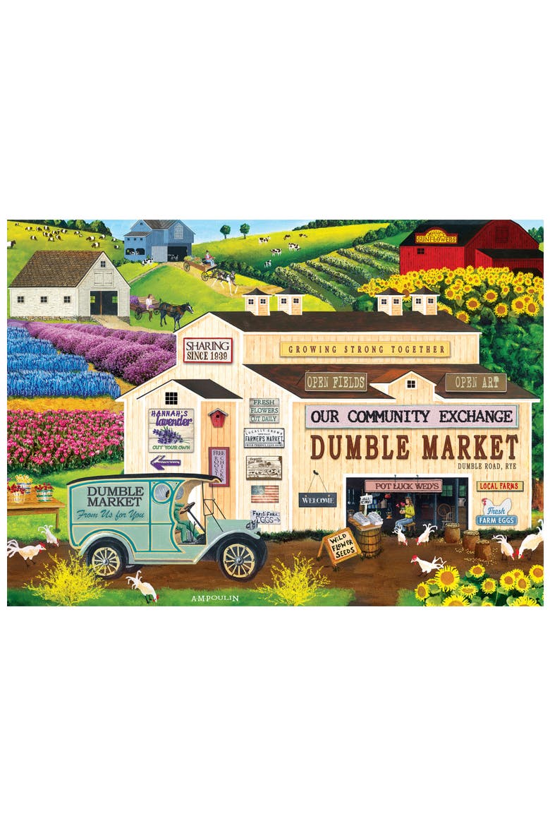 Dumble Market 500 Piece Jigsaw Puzzle, Alternate, color, Multicolor