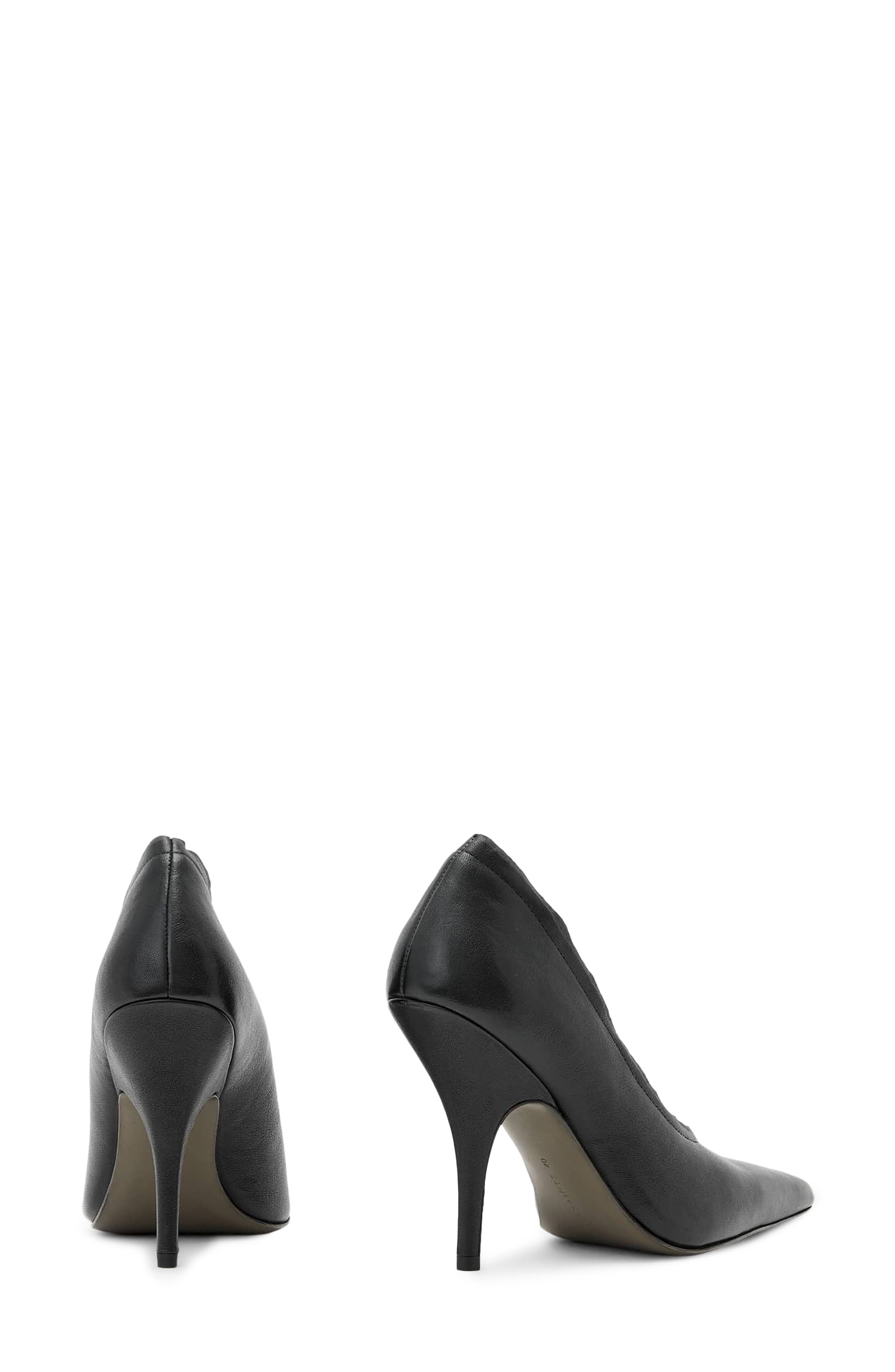 Vera Leather Pump, Alternate, color, BLACK