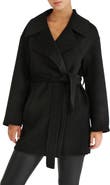 Belle & Bloom Eternal Flame Tie Waist Wool Blend Coat