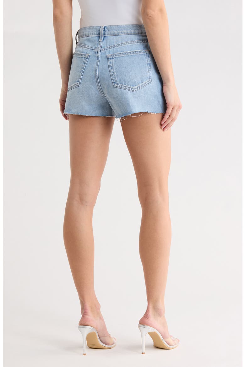 Clark High Waist Denim Cutoff Shorts, Alternate, color, BEDFORD