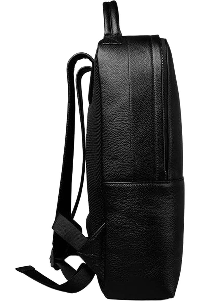 black slim leather backpack CROSSGEAR Full-Grain Genuine Laptop Backpack, Lightweight for Men, Charging Port, Fits 15.6 Laptop, Water Resistant, Business Computer Backpack for Work Office Casual, : Electronics The essential utility of a backpack Skald Black Pebbled Leather Backpack