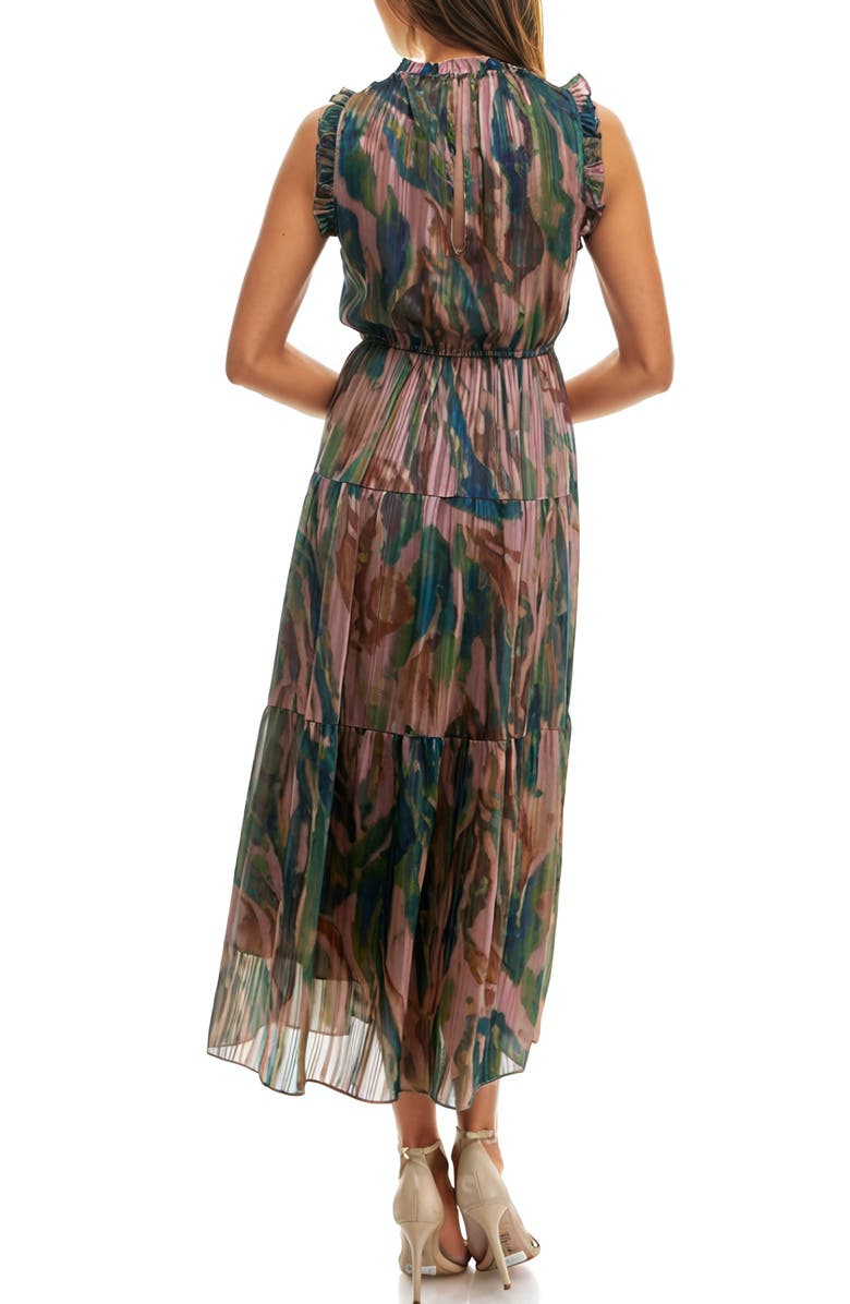 Chiffon Tiered Midi Dress