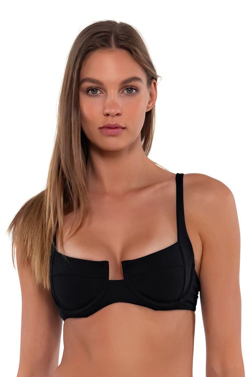 Sunsets Juliette Underwire Top In Black