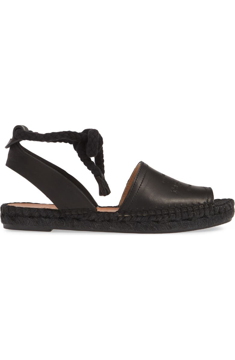 rag & bone Estelle Logo Espadrille Sandal, Alternate, color,