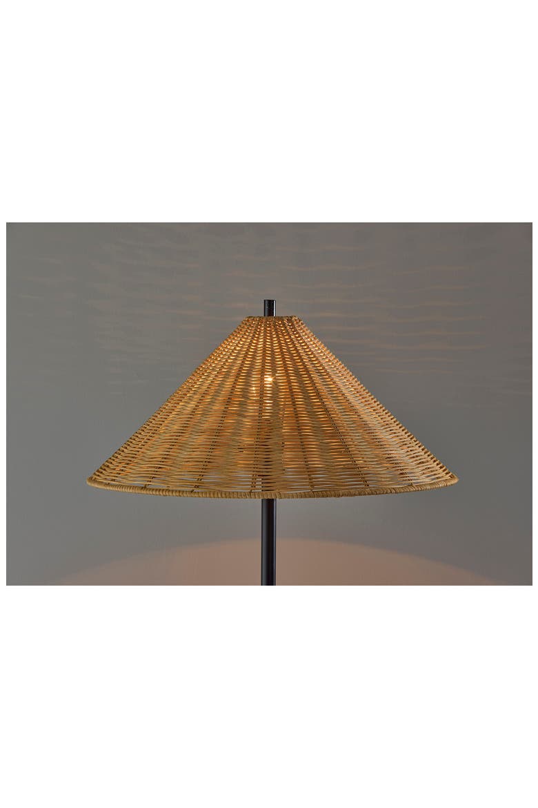 Rayne Floor Lamp, Alternate, color, BROWN