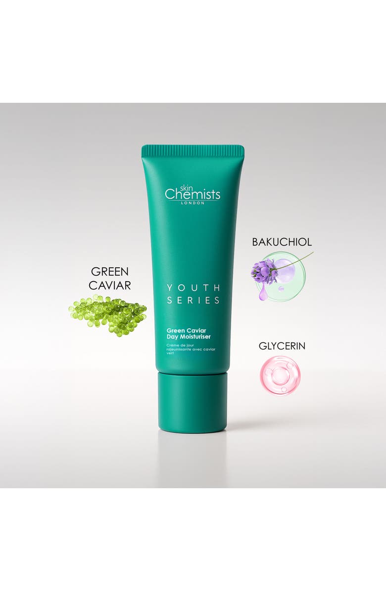 SKINCHEMISTS Green Caviar Day Cream 50ml for Fine Lines & Wrinkles, Anti-Aging, Alternate, color, White