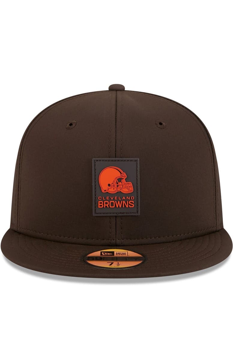 New Era Men's New Era Brown Cleveland Browns 2025 Sideline  59FIFTY Fitted Hat, Alternate, color, Brown