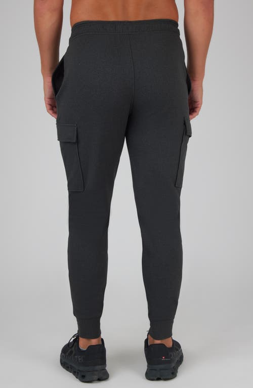 90 Degree By Reflex Ulta Mélange Fleece Joggers In Black