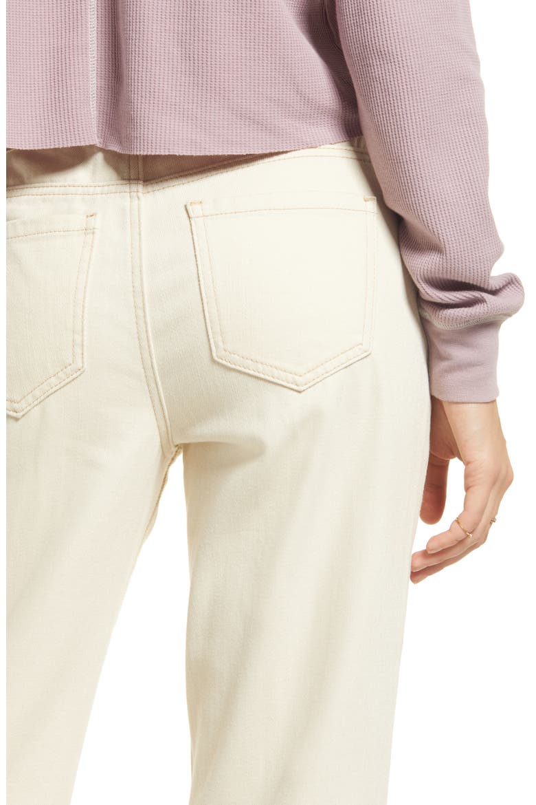 Relaxed Flare Jeans, Alternate, color, WHITE FOLIAGE WASH