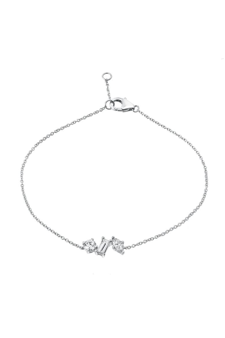 Whisper 14K Gold Lab Grown Diamond Bracelet - 0.35 Ct, Main, color, 14K White Gold
