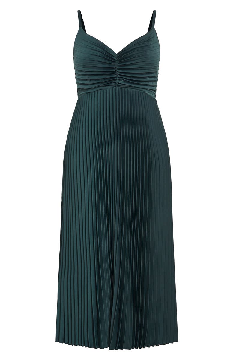 City Chic Ariana Pleat Dress, Alternate, color, 