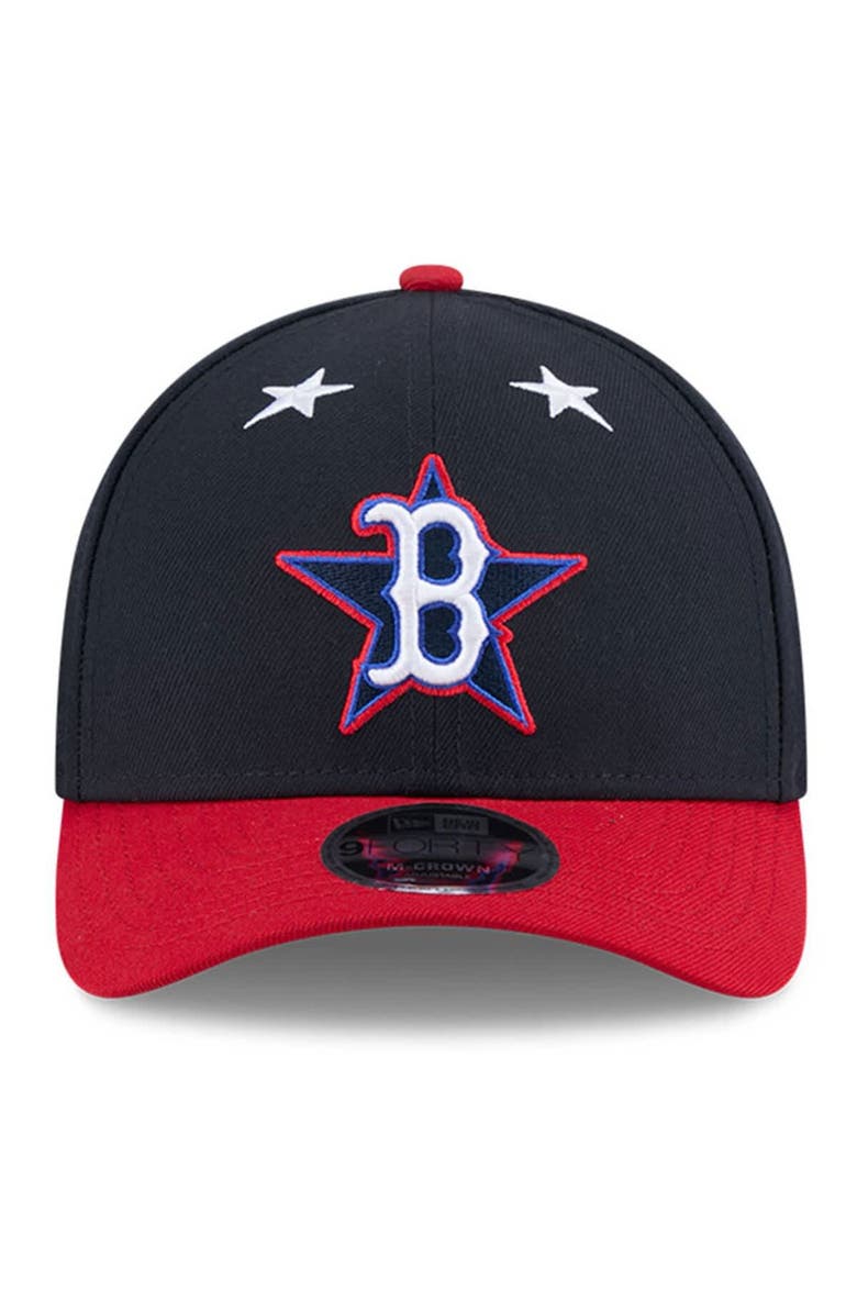 New Era Men's New Era Navy/Red  Boston Red Sox 2025 MLB All-Star Game Workout 9FORTY M-Crown Adjustable Hat, Alternate, color, Navy
